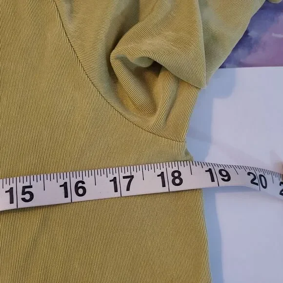 Chico's Travelers Sz 1 Womens M Cardigan Jacket Slinky Stretch Peplum Tie Front - Picture 10 of 12